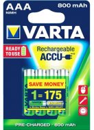 4 x akumulatory R03 AAA Varta Ready2Use 800mAh
